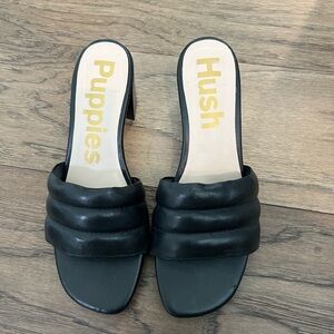 Women’s Hush Puppies Slides - 8 - Black - Worn Once